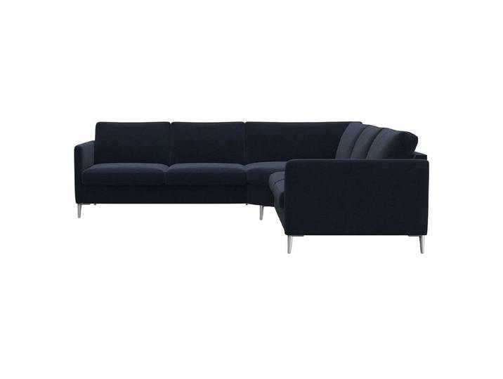 FLEXLUX Ecksofa Fiore, gleichschenklig, bequem durch hochwertigem Sitzaufbau, schmale Armlehnen, super Sitzkomfort durch Kaltschaum, Füße Alu