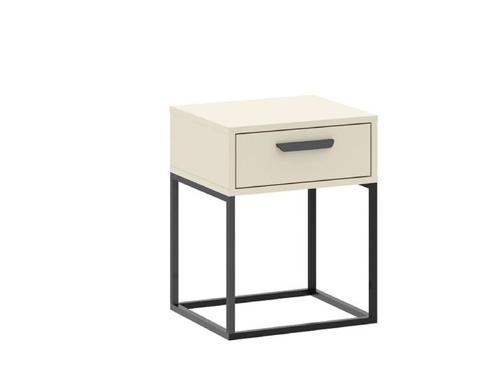 Nachttisch CADRO 1 Schublade 40x38.5x51.7cm kaschmir matt / laminiert