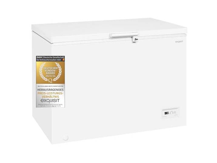 Exquisit GT320-HE-041D Gefriertruhe 308 L - 2-in-1 Kühl- & Gefriergerät