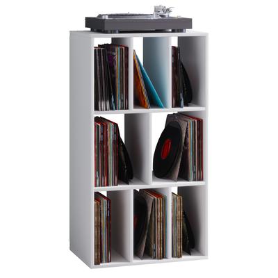 Standregal VCM "Schallplattenregal Raumteiler LP Schaltino", weiß, B:60cm T:40cm, Regale, Standregal