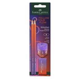 Faber-Castell Set aus Bleistiften mit Anspitzer und Radiergummi (70246602)