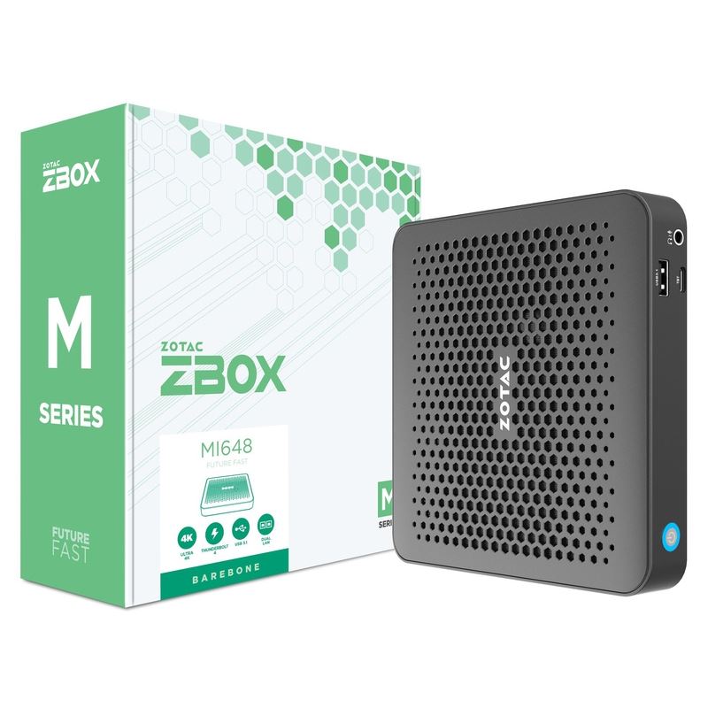 ZOTAC ZBOX MI648 Barebone Intel Core i5-1340P 2xDDR5 SODIMM SATA M.2