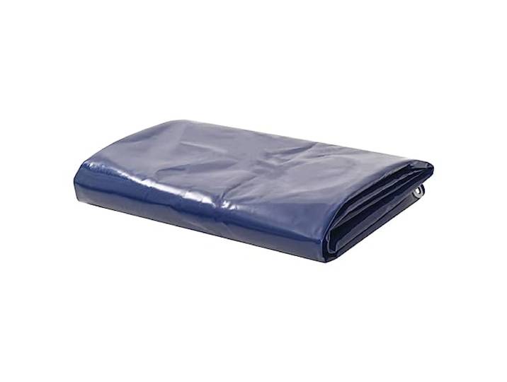 vidaXL Tarps Bleu 4 x 6 m Toile avec revêtement en PVC