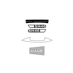 SHAD SH46 Aufkleber