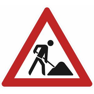 SafetyMarking Verkehrsschild StVO zugelassen, 63 cm, VZ 123, RA2/C, Arbeitsstelle