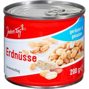 JedenTag Erdnüsse geröstet & gesalzen, 200g