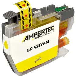 Kompatible Tinte ersetzt Brother LC-421Y yellow