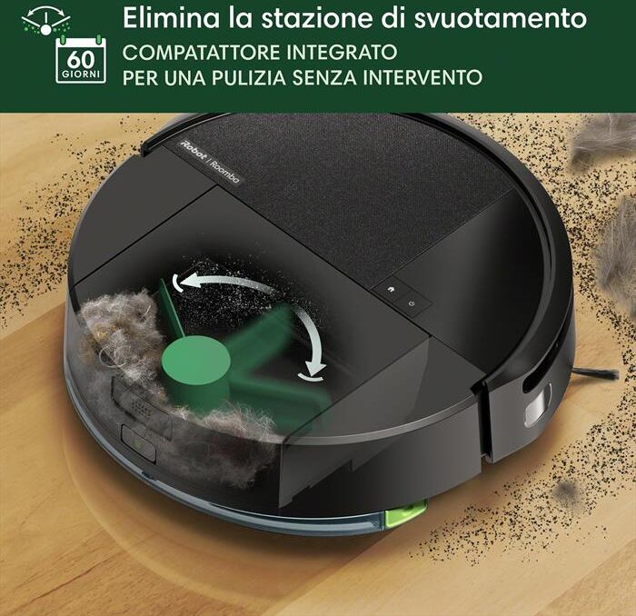 Irobot Robot Aspirapolvere Lavapavimenti Roomba 205 Combo