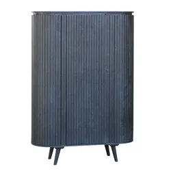 Portobello Highboard Overture Holz Schwarz