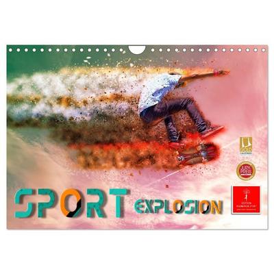 Sport Explosion (Wandkalender 2027 DIN A4 quer), CALVENDO Monatskalender