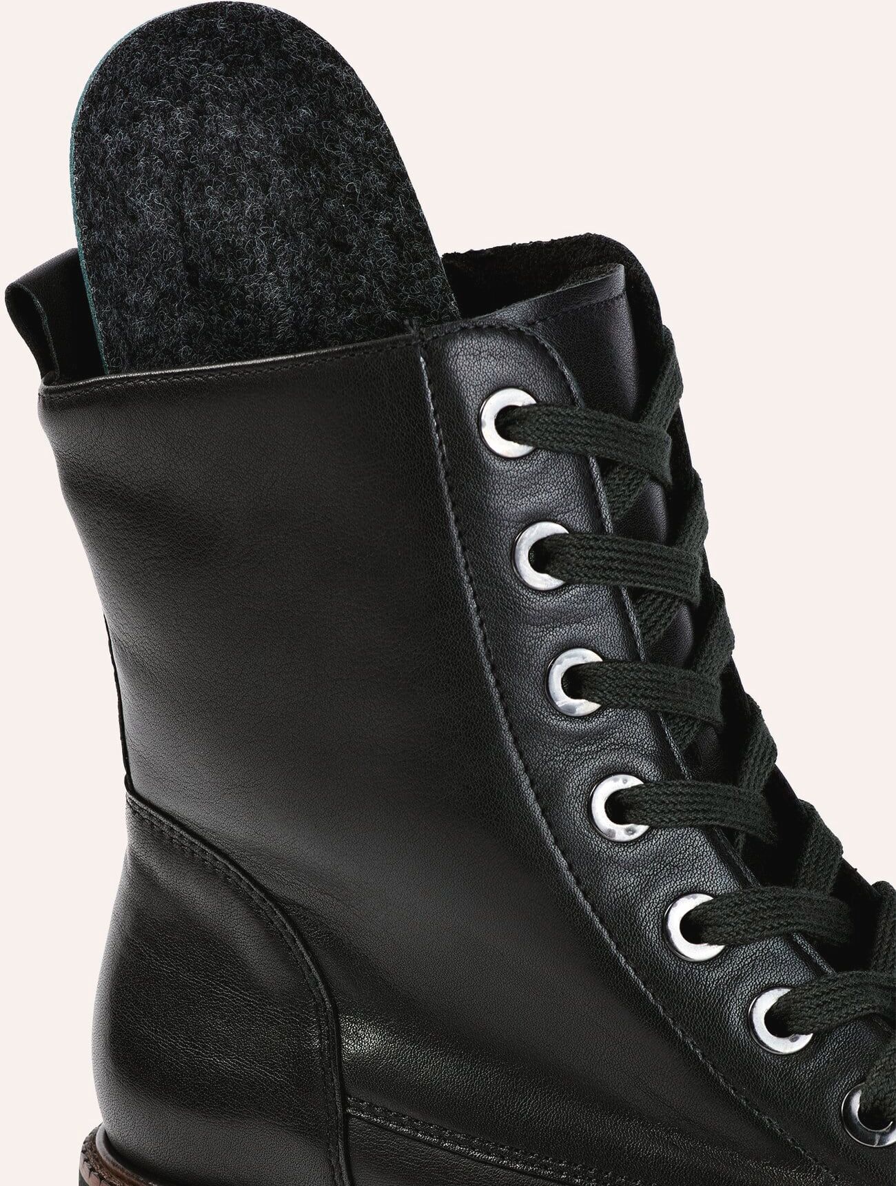 Walbusch Soft Stiefel, noch offen: Größenlauf, Farbe Schwarz, 38, hergestellt in Europa weiches Leder Damen