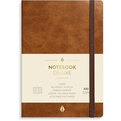 Burde Notizbuch Deluxe A6 braun, Notizbuch von , Burde Publishing AB