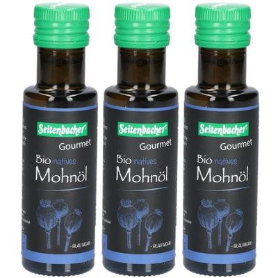 Seitenbacher Bio Gourmet Mohn Öl x3 3x100 ml