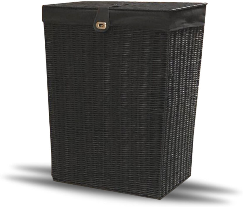 Brambly Cottage Resin Laundry Bin Black Large (58 cm x 45 cm x 32 cm)