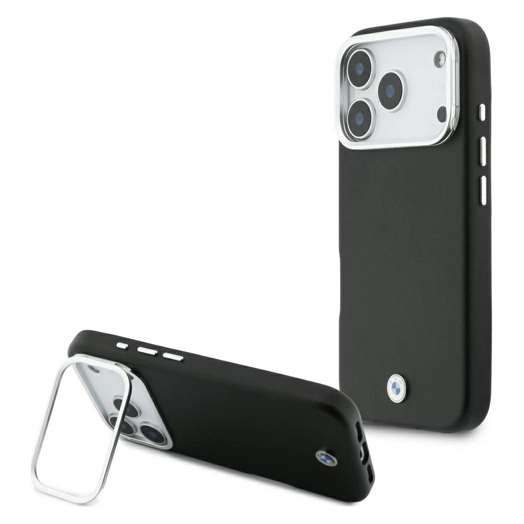 BMW Etui M Sign Metal Logo MagSafe do iPhone 17 Pro czarny (Apple iPhone 17 Pro, Apple iPhone 18 Pro) (BMW001125)