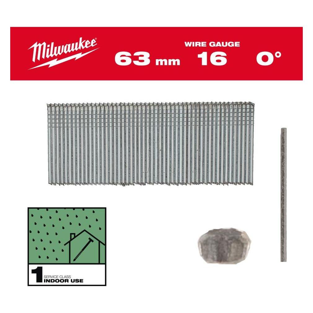 GCS PIN PINS 16G/63mm/0° FÜR M18 FN16GS /2500Stk. (4932498317)