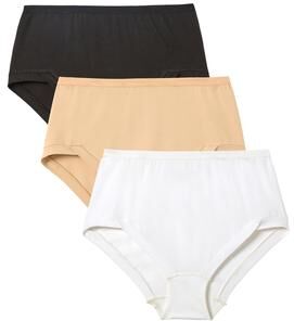 Plus Size Women's 3-Pack Comfort Leg Brief by Comfort Choice in Basic Pack (Size 16)