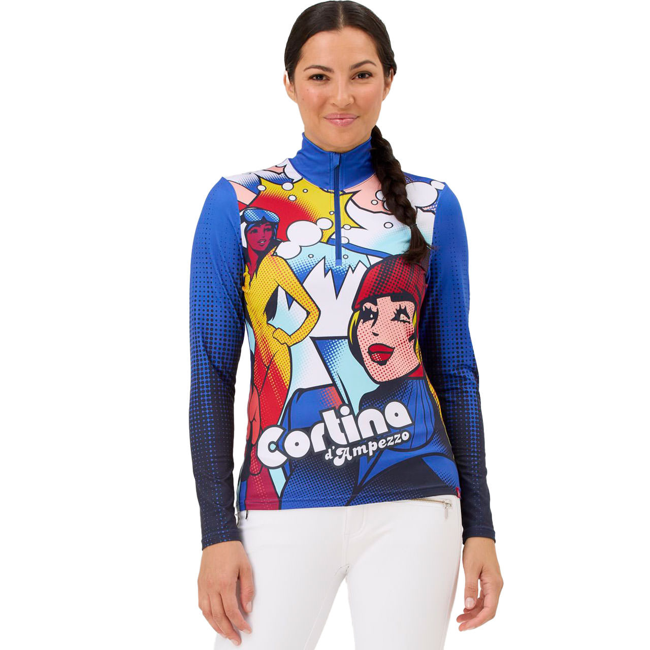 Krimson Klover Damen Skishirt POP ART multi - S