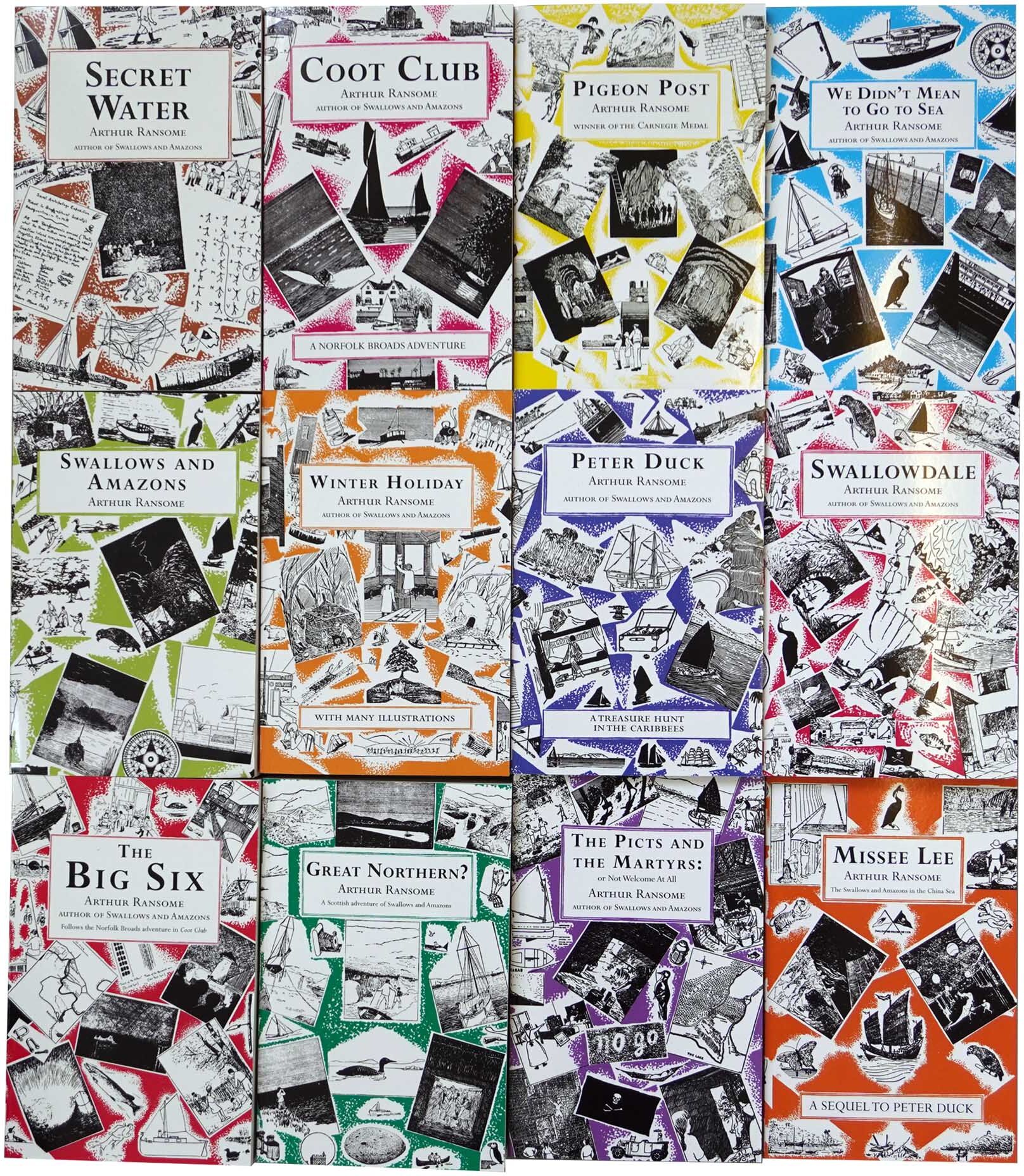 Swallows and Amazons by Arthur Ransome Complete Collection 12 Books Set - Ages 8-12 - Paperback Red Fox