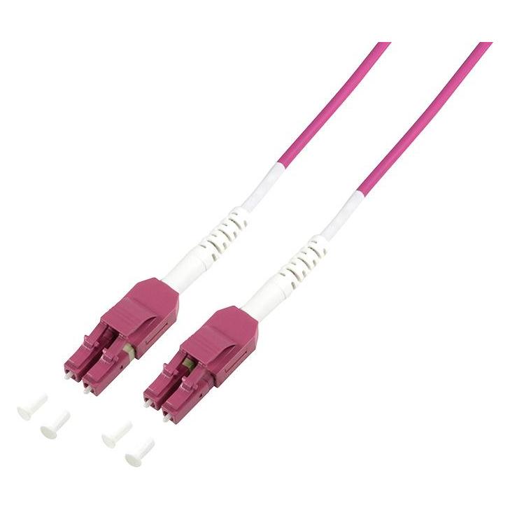 LogiLink Uniboot LWL Patchkabel, 2x LC-Duplex, OM4, 7,5 m (7.50 m) (FP4UB07)