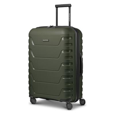 Trolley SMARTBOX "Edition 01 4 Rollen Trolley 66 cm mit Dehnfalte", Gr. 75 l, oliv, Polypropylen, Koffer
