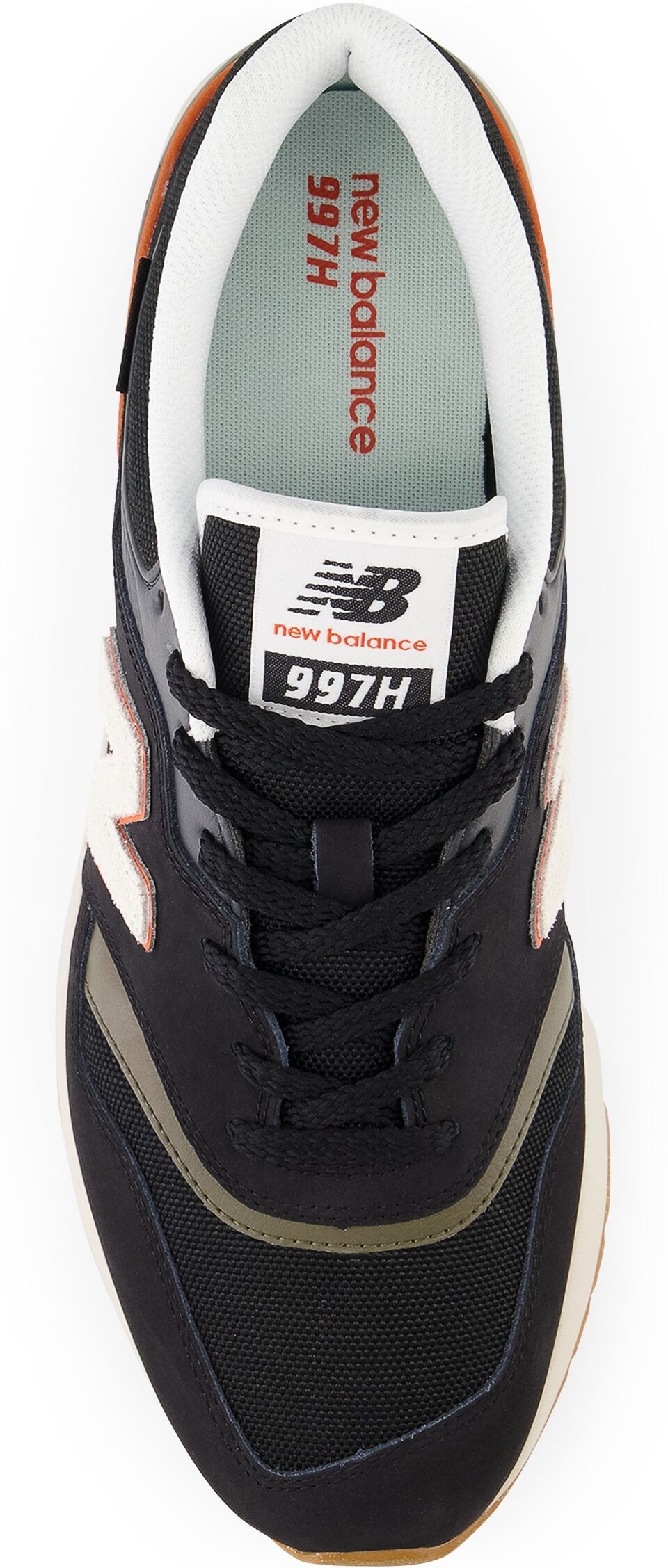 Sneaker NEW BALANCE "997H", Herren, Gr. 43, schwarz, Synthetik, Textil, Schuhe Sneaker schwarz 43