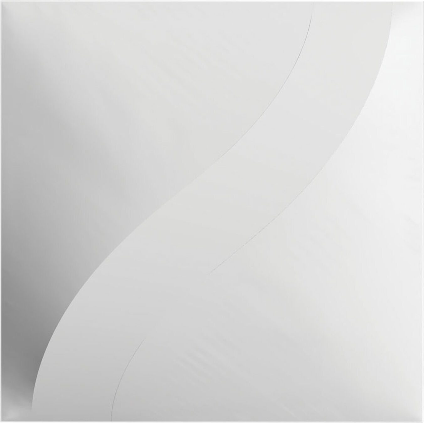 3d-Dekopaneel „doppelte Welle“ Für 2x Wentex Set-Rahmen – Ein Modul 100 X 100 Cm