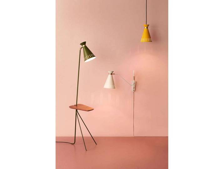 Cone Lampadaire w/Table Pine Green - Warm Nordic - Salon / séjour - Métal