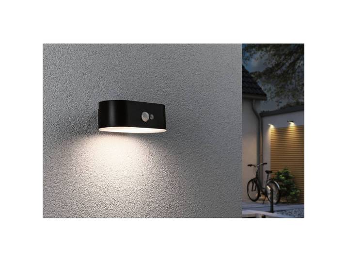 LED-Wandleuchte Adya II 18 x 6 x 12cm Schwarz