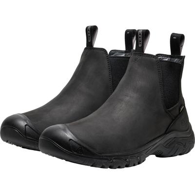 Outdoorschuh KEEN "ANCHORAGE BOOT IV WP", Herren, Gr. 44, Synthetik, schwarz, schwarz, Leder, Polyester, Schuhe Outdoorschuh, wasserdichtes Leder