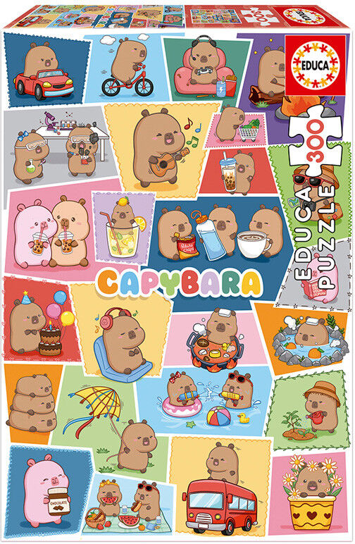 EDUCA BORRAS Puzzle 300 pcs Capyfun - Educa