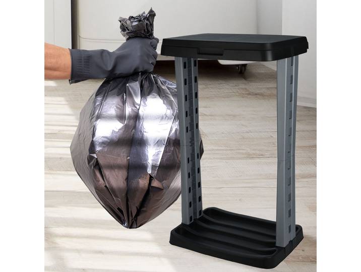 Abfallsack-Ständer mit Deckel, 120 Liter
