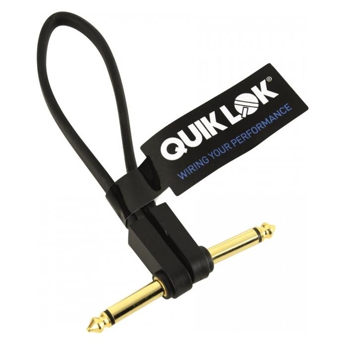 Quik Lok Quiklok Audio-Stecker, flaches Patchkabel (0.20 m, 6.3mm Klinkenkabel) (39819843)