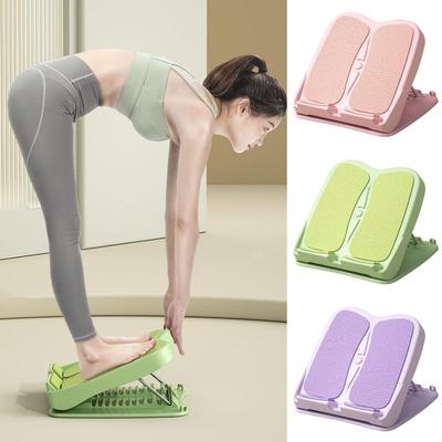 Healfit Counter Adjustable Calf Board, Ankle Mobility Stretcher, Professional Fitness Equipment, Foldable Anti slip Design purple