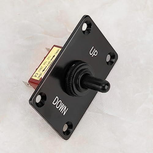 Dripio 12V tuimelschakelaar met 3 standen, 15A, aluminium, geschikt voor boot en auto