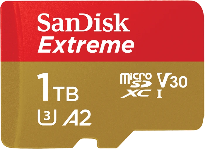SANDISK microSDXC 1TB Extreme + Rescue PRO Deluxe + SD-Adapter
