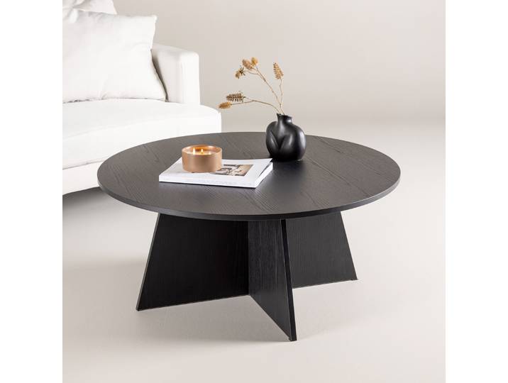 Nohr Ronde Salontafel Cynthiaann 100cm - Zwart