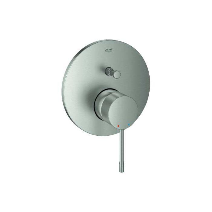 Grohe Essence Fertigmontageset 24167DC1 Unterputz Wannenarmatur, sUnterputzersteel