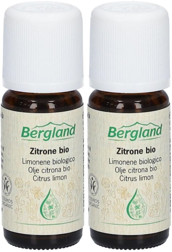 Bergland Zitronenöl Bio 2x 2x10 ml Ätherisches Öl