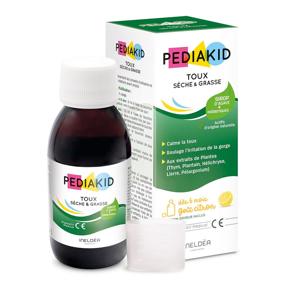 Pediakid Dikke en Droge Hoest 125 ml Sirup
