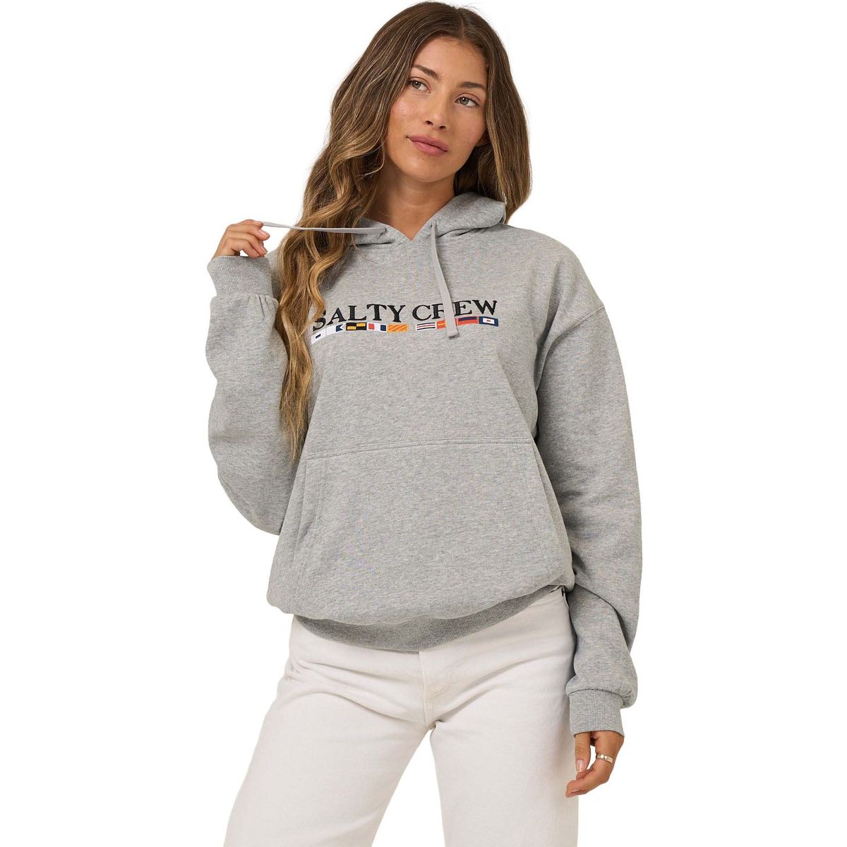 Salty Crew Flag Hoodie athletic heather (ATHLHEA) L 20335508W-ATHLHEA-L