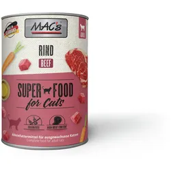 MAC's Cat 400g Dose Katzennassfutter 6 x 400 Gramm Rind