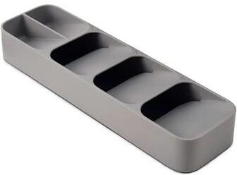 Uplifted Finds Space Saving Cutlery Organizer And Kitchen Drawer Storage Tray grey 1 Pc
