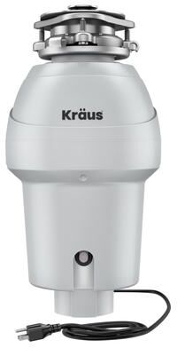 KRAUS WasteGuard Continuous Feed Garbage Disposal for Kitchen Sinks