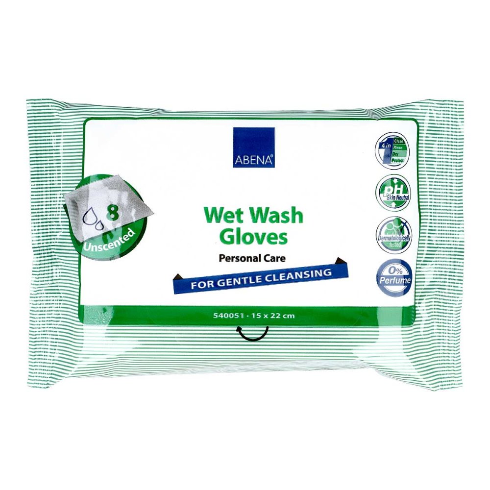 ABENA GmbH Abena feuchte Einmalwaschhandschuhe ohne Parfüm 11090822