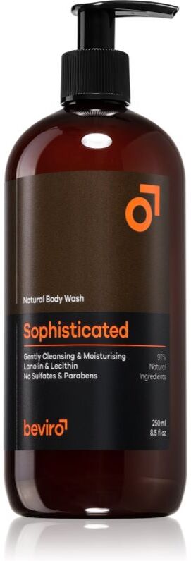 Beviro Natural Body Wash Sophisticated shower gel M 250 ml