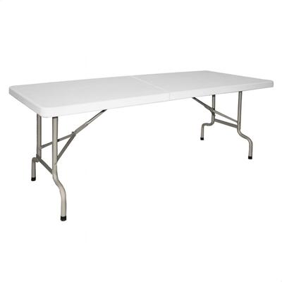 WellHome - Klappbarer Tisch mit Metallrahmen 180 cm x 75 cm x 74 cm