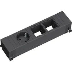 Bachmann Steckdoseneinheit 3-fach (2x Custom Module + Steckdose Strom)