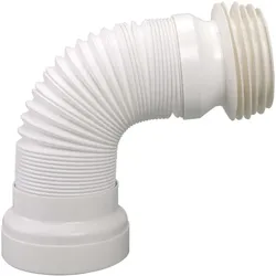 Airfit WC-Anschluss-Rohr 90010WA DN 98 - 120, 285 - 500 mm, flexibel, weiß