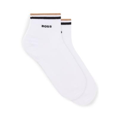 BOSS "2P SH Stripe CC" Packung, 2er, 2 Stk. tlg. mit BOSS Schriftzug